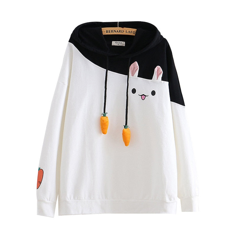 Women's Bunny Designed Hoodie