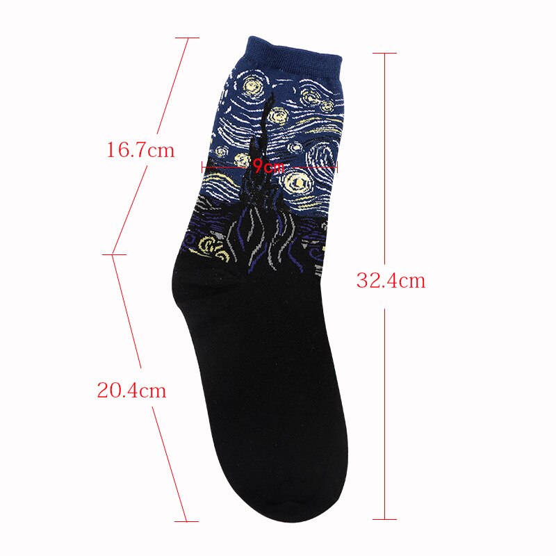 Paintings Socks 5 Pcs Set