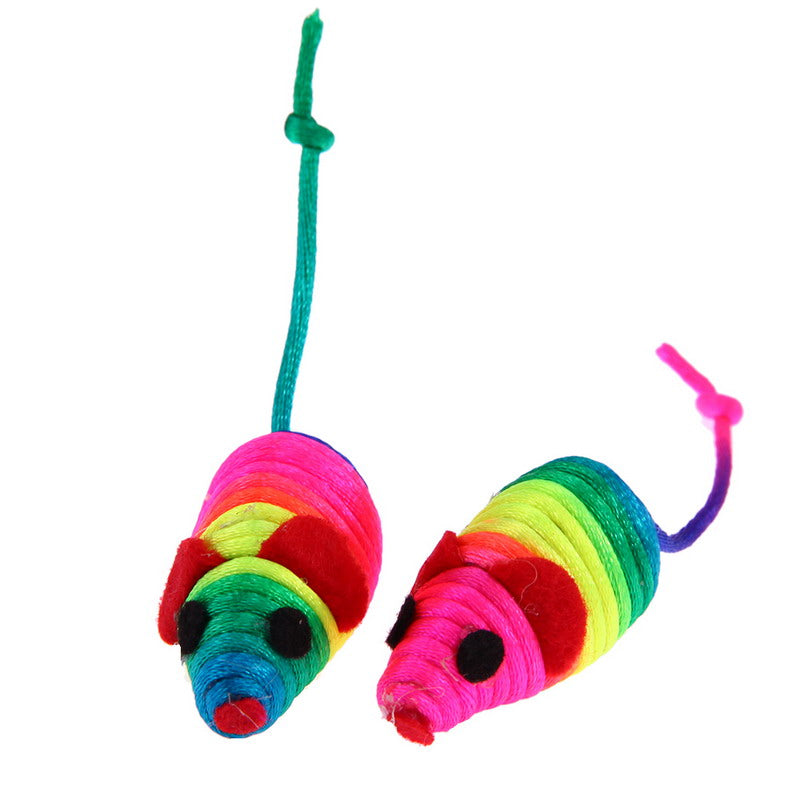 Colorful Toy Mouse Set (5 pcs)