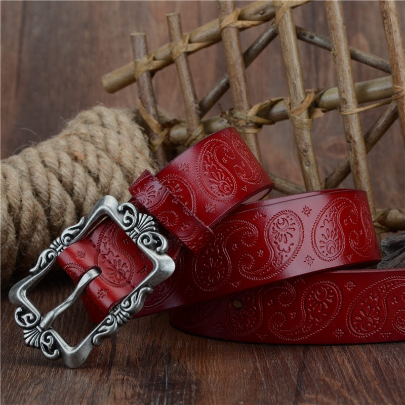 Woman's Casual Leather Belt