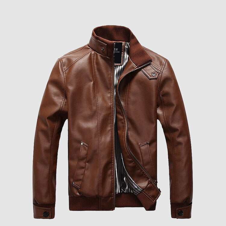 Men's Classic Leather Jacket