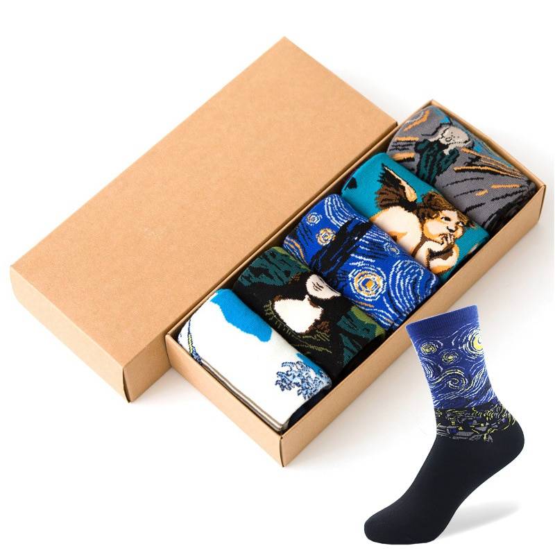 Paintings Socks 5 Pcs Set