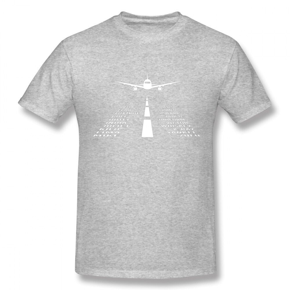 Men's Airplane Cotton T-Shirt