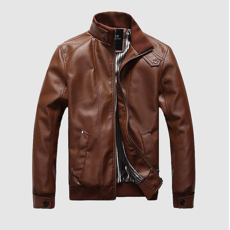 Men's Classic Leather Jacket