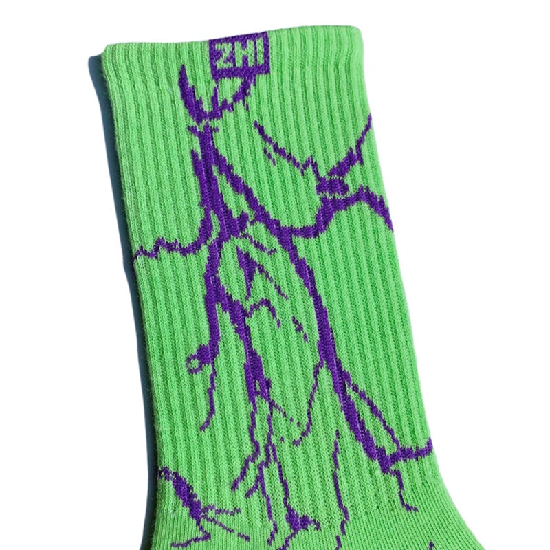 Men's Lightning Printed Socks