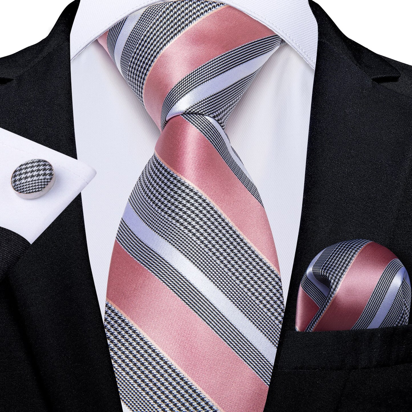 Men's Patterned Silk Tie