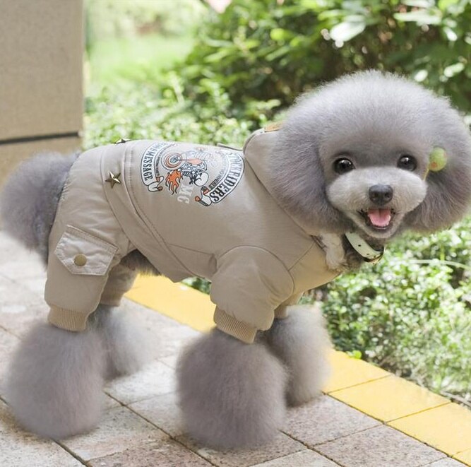 Stylish Comfortable Winter Dog's Jumpsuit