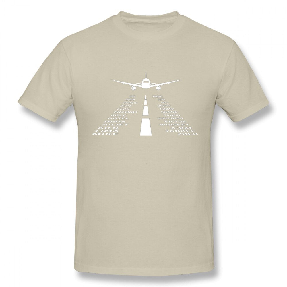 Men's Airplane Cotton T-Shirt