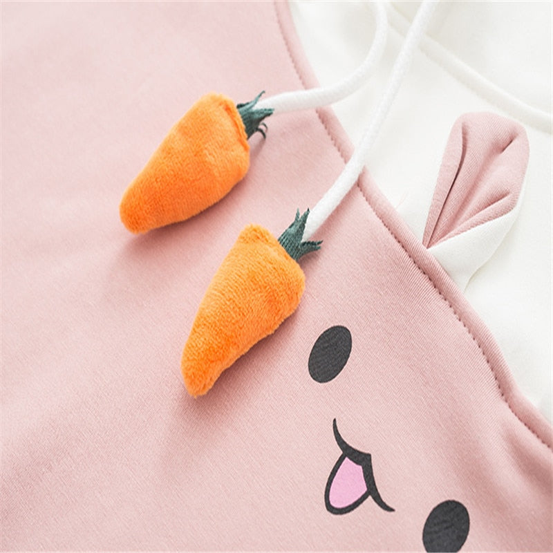 Women's Bunny Designed Hoodie