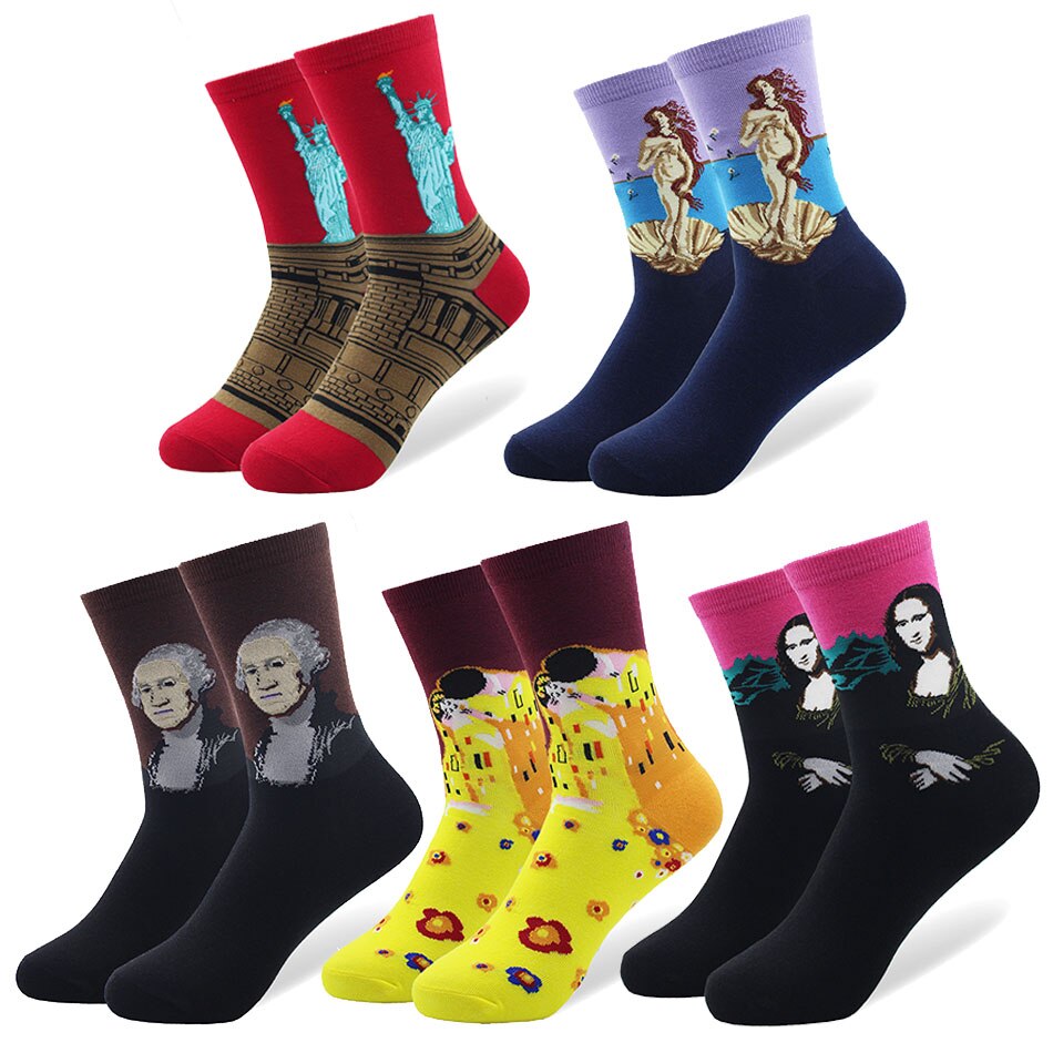 Paintings Socks 5 Pcs Set