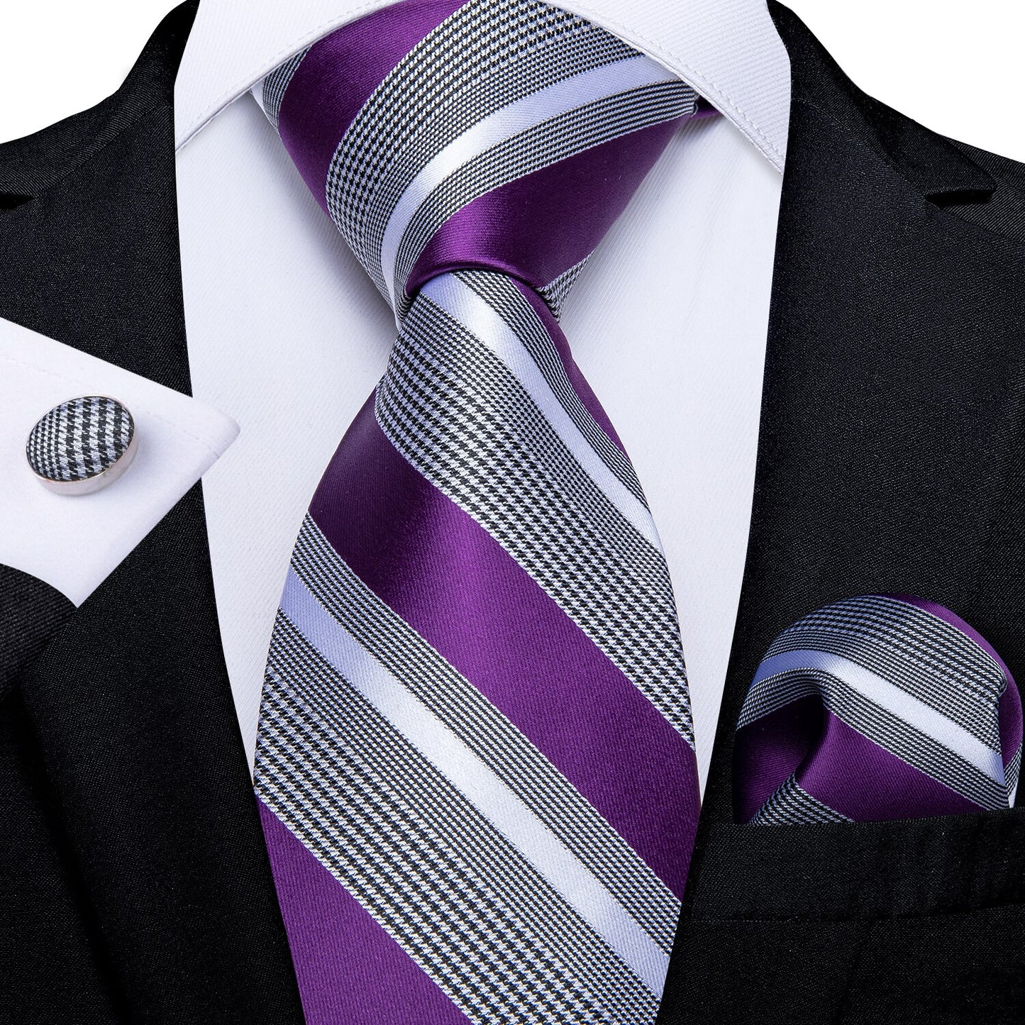 Men's Patterned Silk Tie