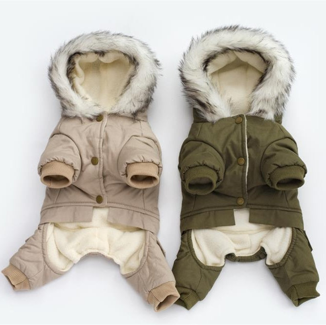 Stylish Comfortable Winter Dog's Jumpsuit