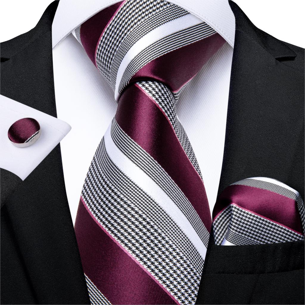 Men's Patterned Silk Tie