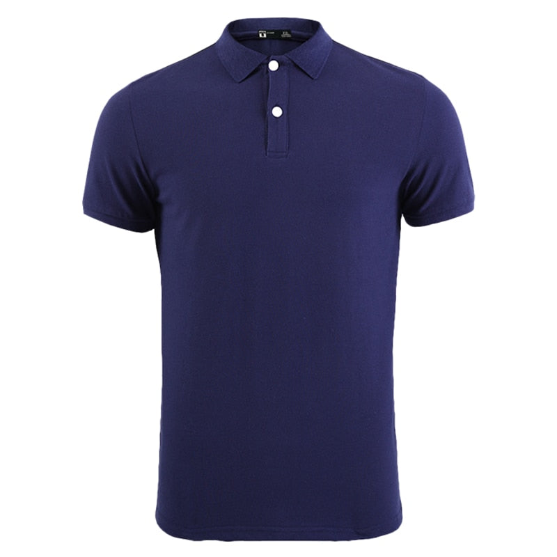 Casual Solid Polo Shirt for Men