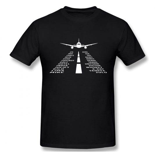 Men's Airplane Cotton T-Shirt