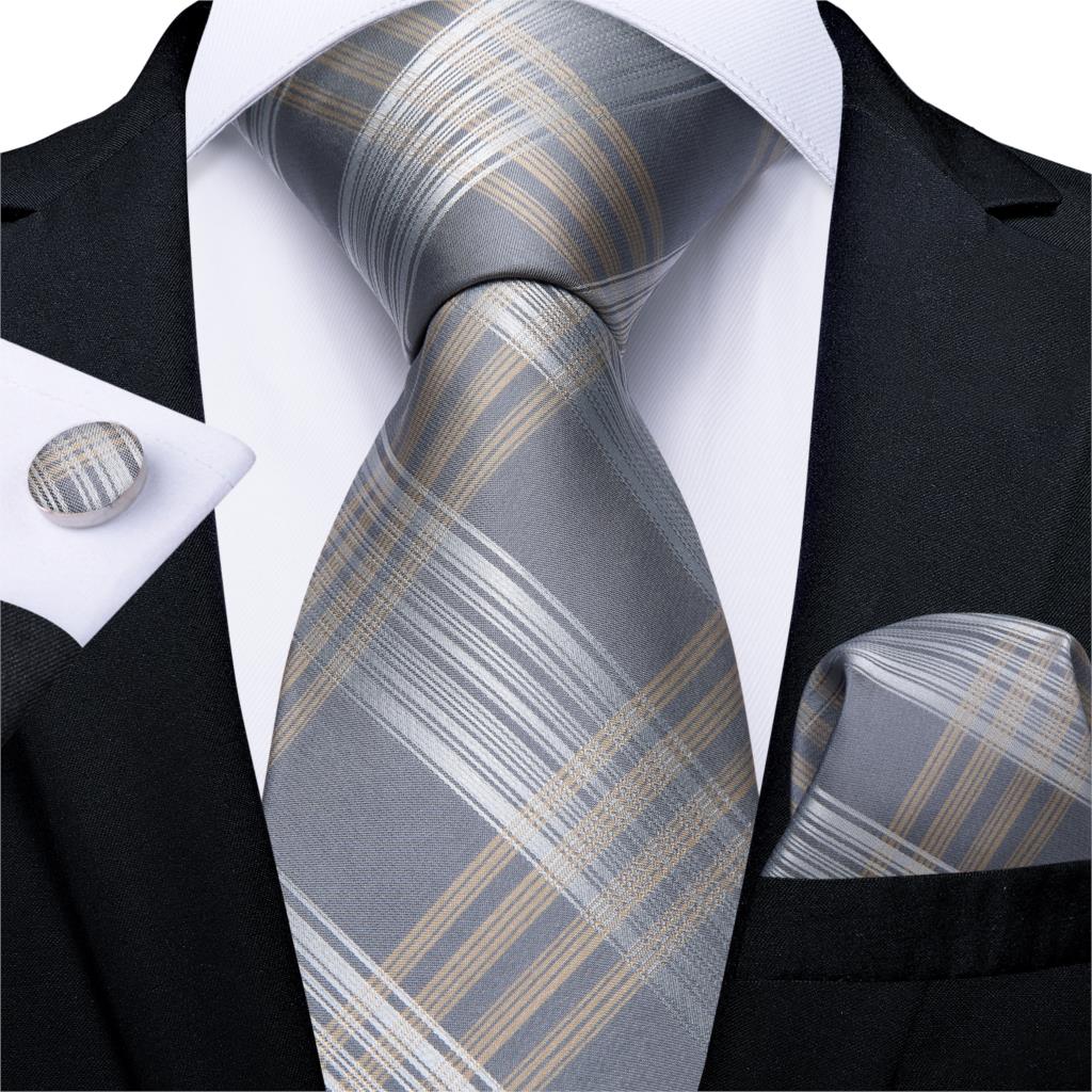 Men's Patterned Silk Tie