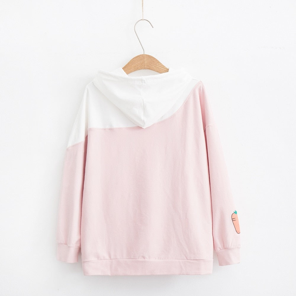 Women's Bunny Designed Hoodie