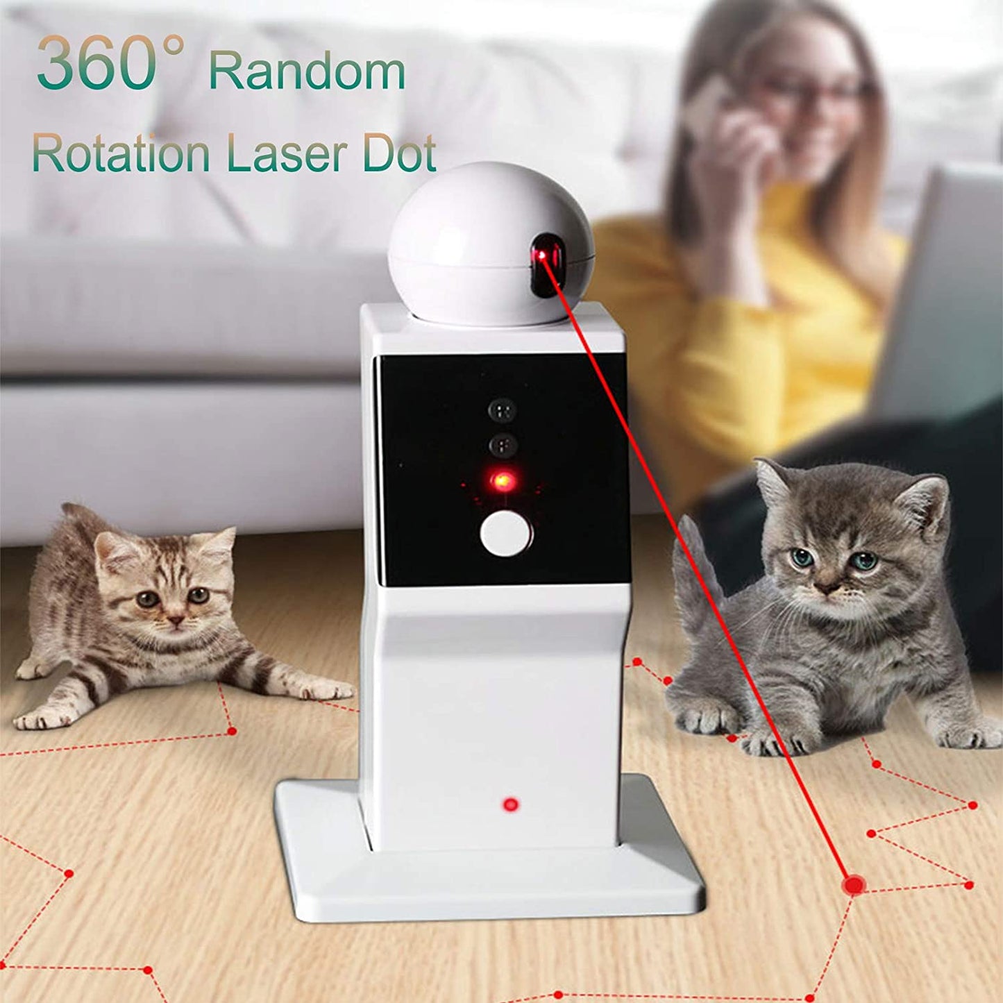 Cat's Automatic Interactive Laser Toy