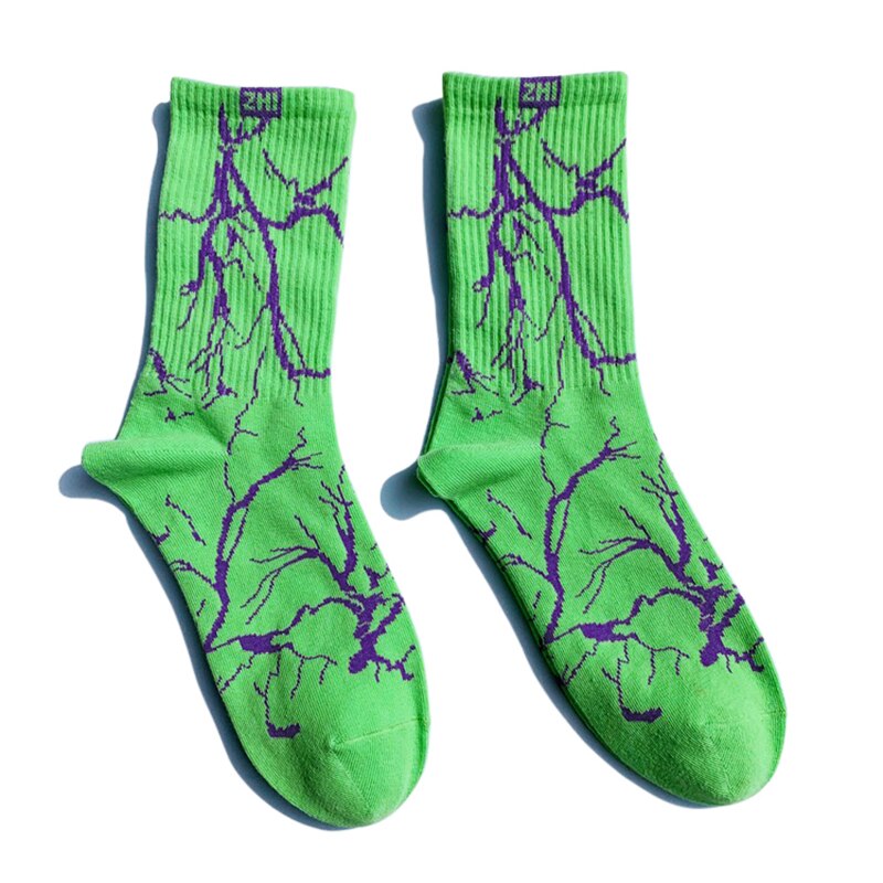 Men's Lightning Printed Socks