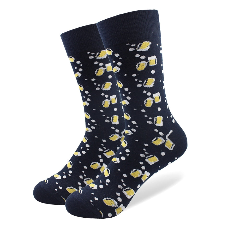 Men's Long Funny Patterned Socks