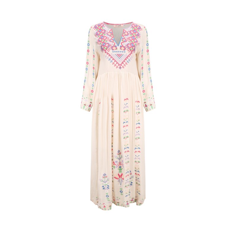 Women's Embroidered Maxi Dress