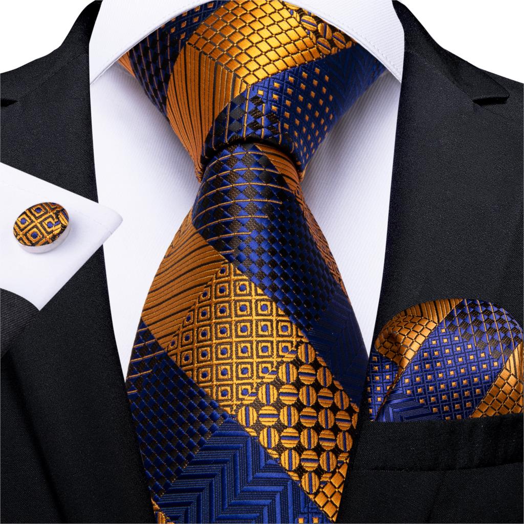 Men's Patterned Silk Tie