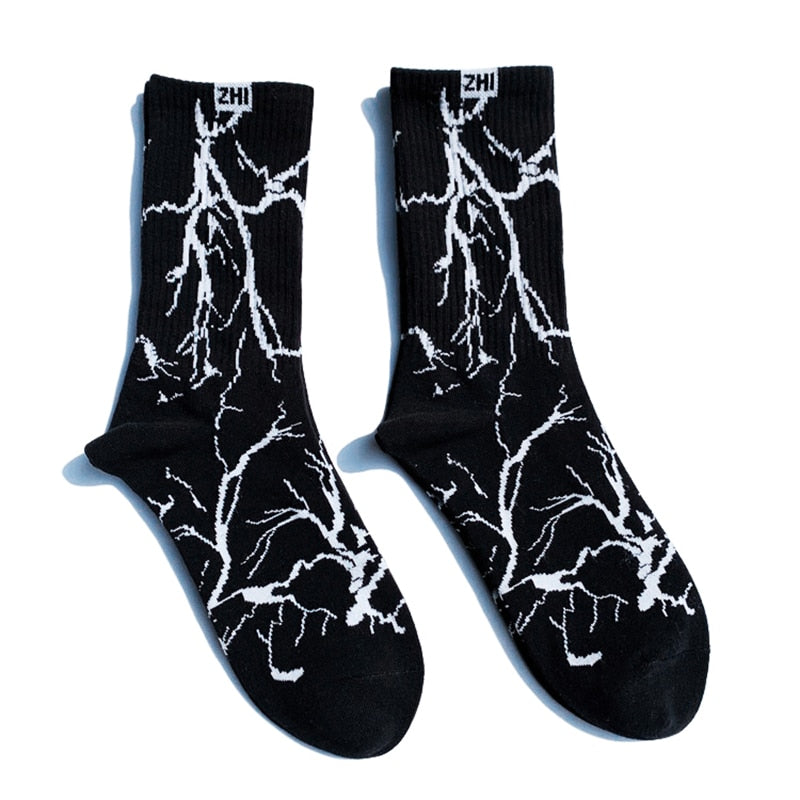 Men's Lightning Printed Socks