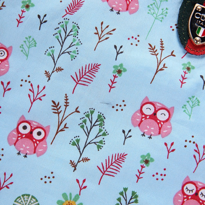 Casual Owl Patterned Dog Shirt