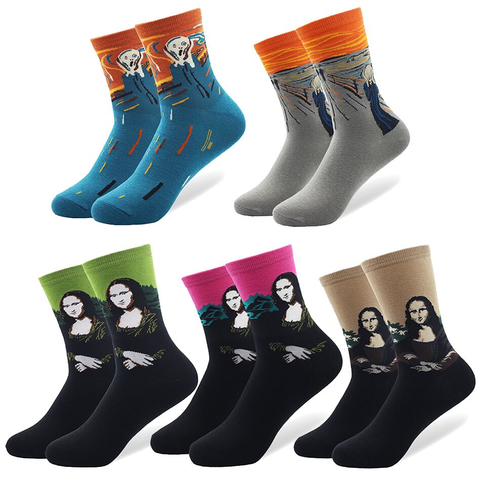 Paintings Socks 5 Pcs Set