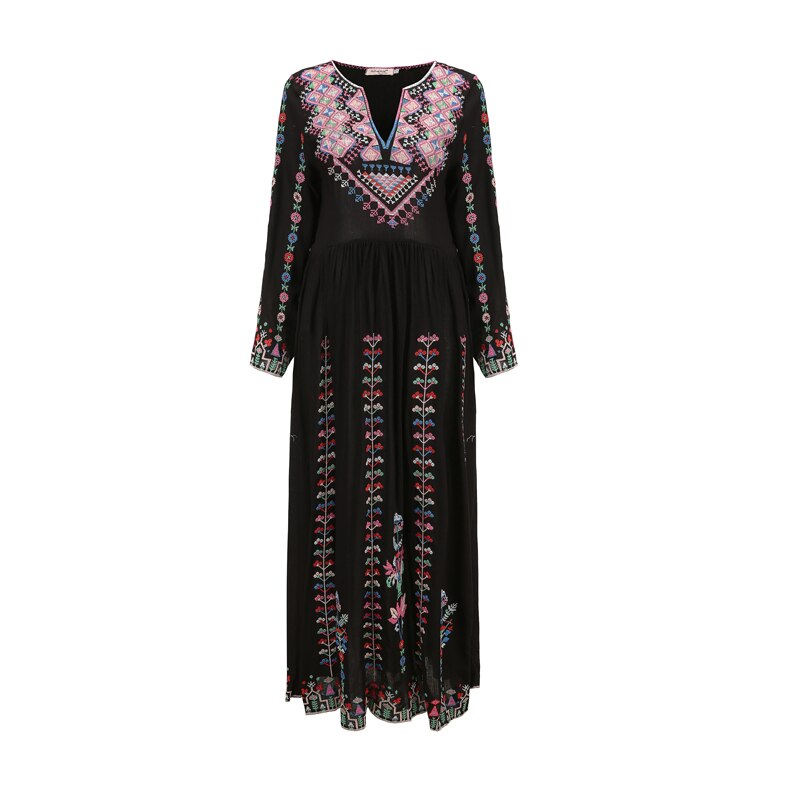 Women's Embroidered Maxi Dress