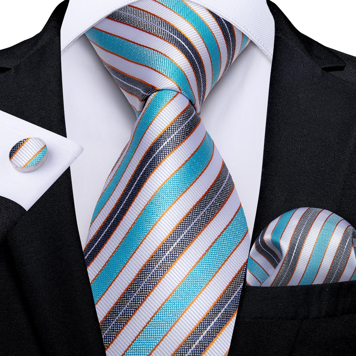 Men's Patterned Silk Tie