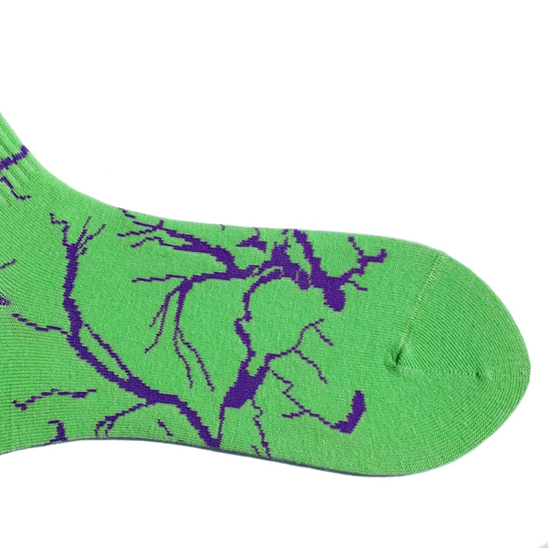 Men's Lightning Printed Socks