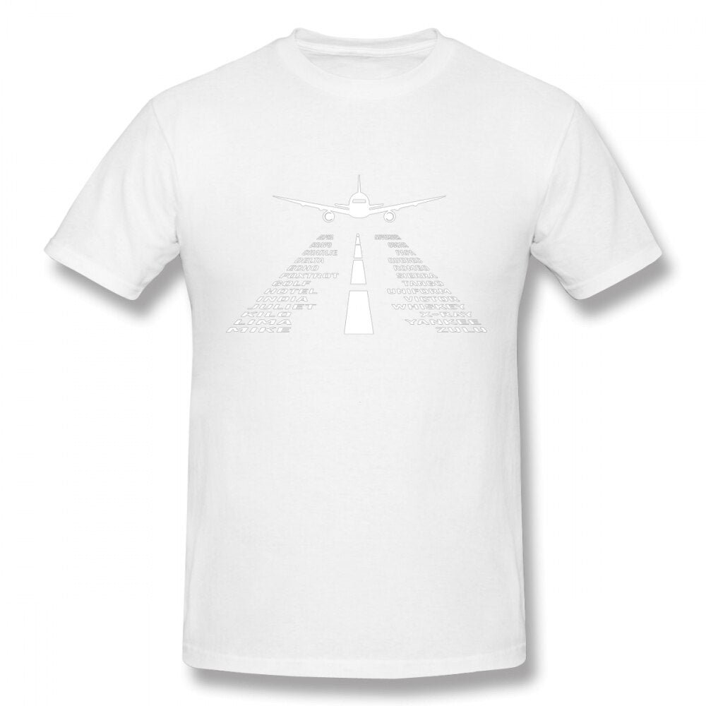 Men's Airplane Cotton T-Shirt