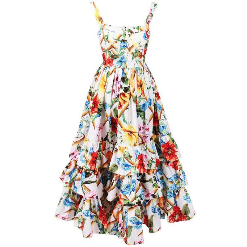 Floral Printed Sweet Dress