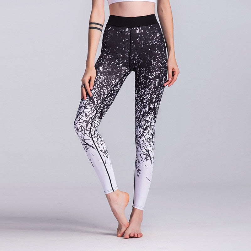 Women's Colorful Printed Sport Leggings